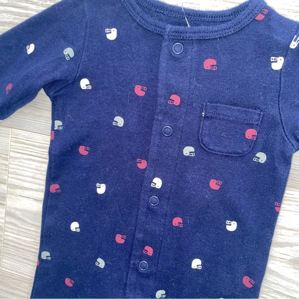 Carter’s Baby Boys Football Helmet One-Piece 3 Months
